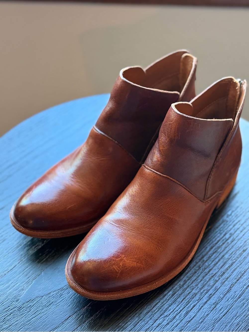Kork-Ease Women's Ryder Leather Ankle Booties - Picture 3 of 8